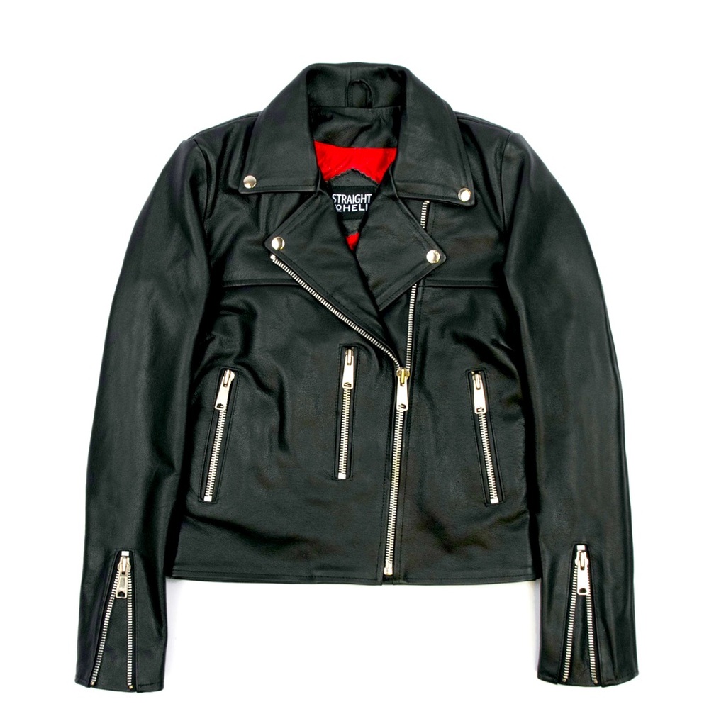 BRISTOL – RED LINING – LEATHER JACKET